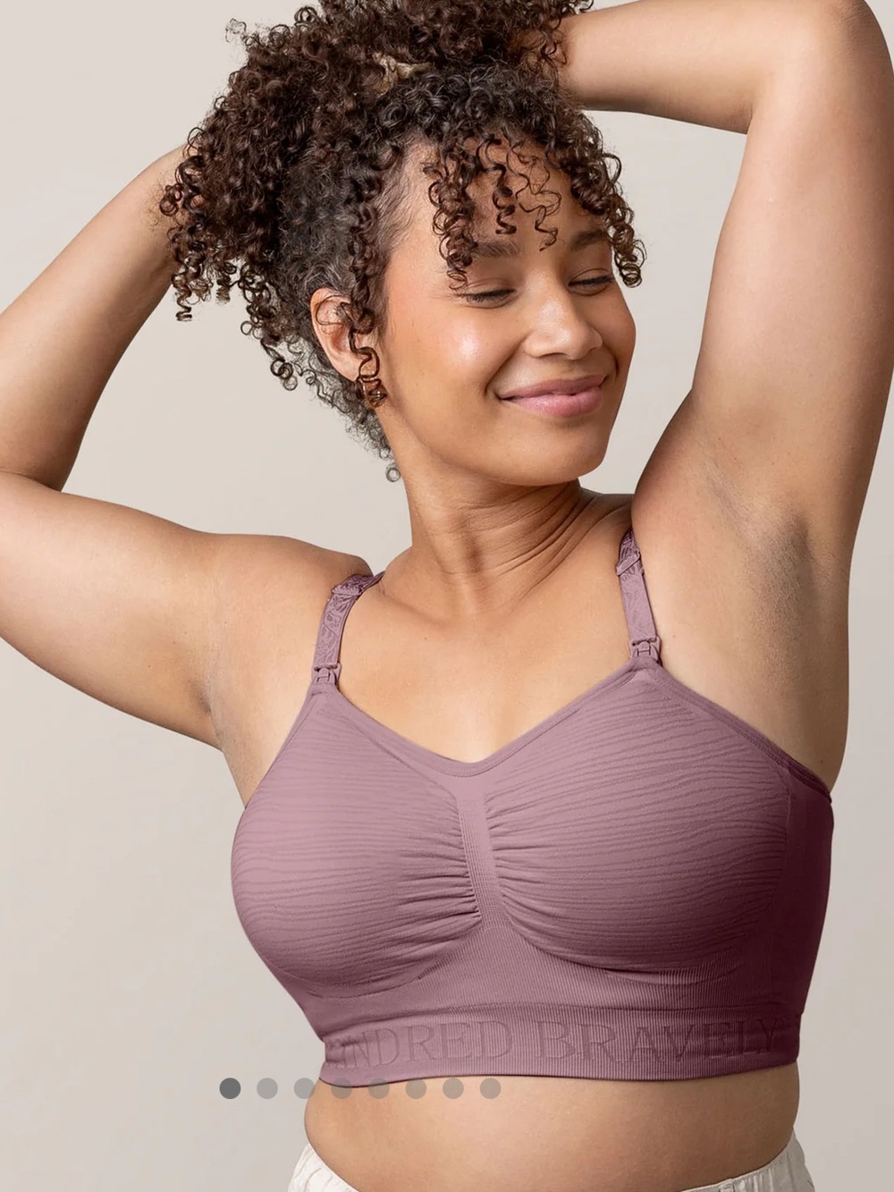 Kindred Bravely Dusty Mauve Wireless Nursing & Sleep Bra